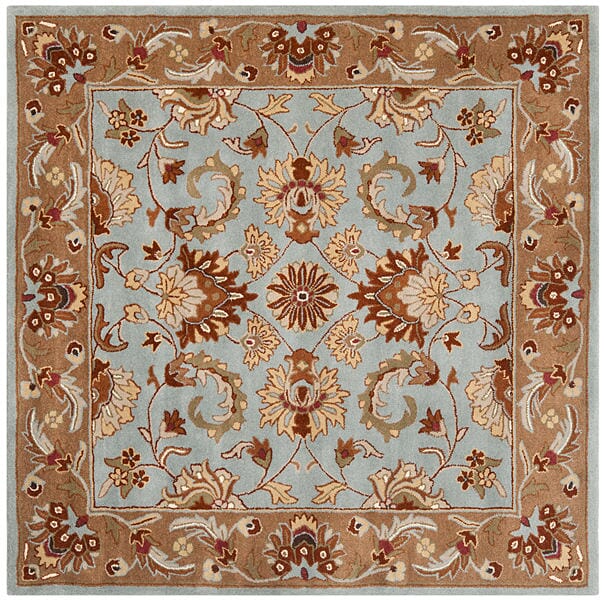 Safavieh Heritage Hg822A Blue / Beige Rugs - Safavieh - hg822a - 6sq