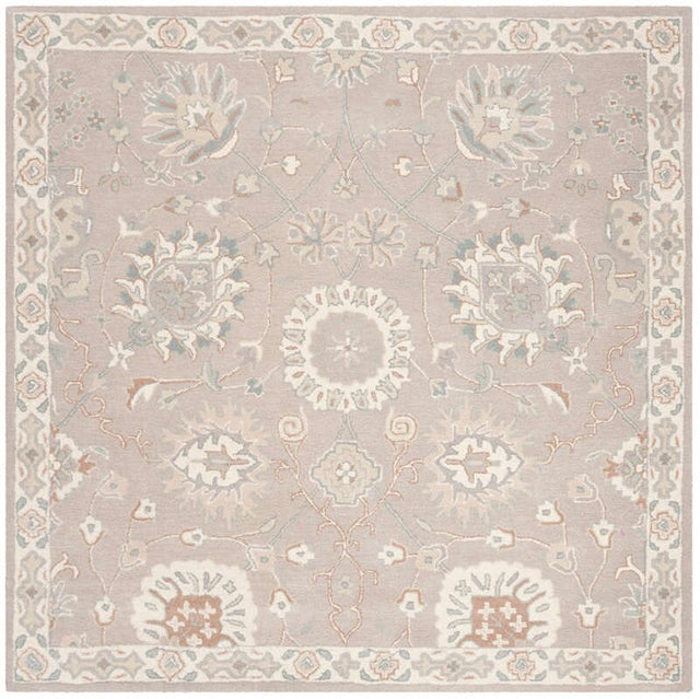 Safavieh Heritage Hg824B Silver / Ivory Rugs - Safavieh - hg824b - 6sq