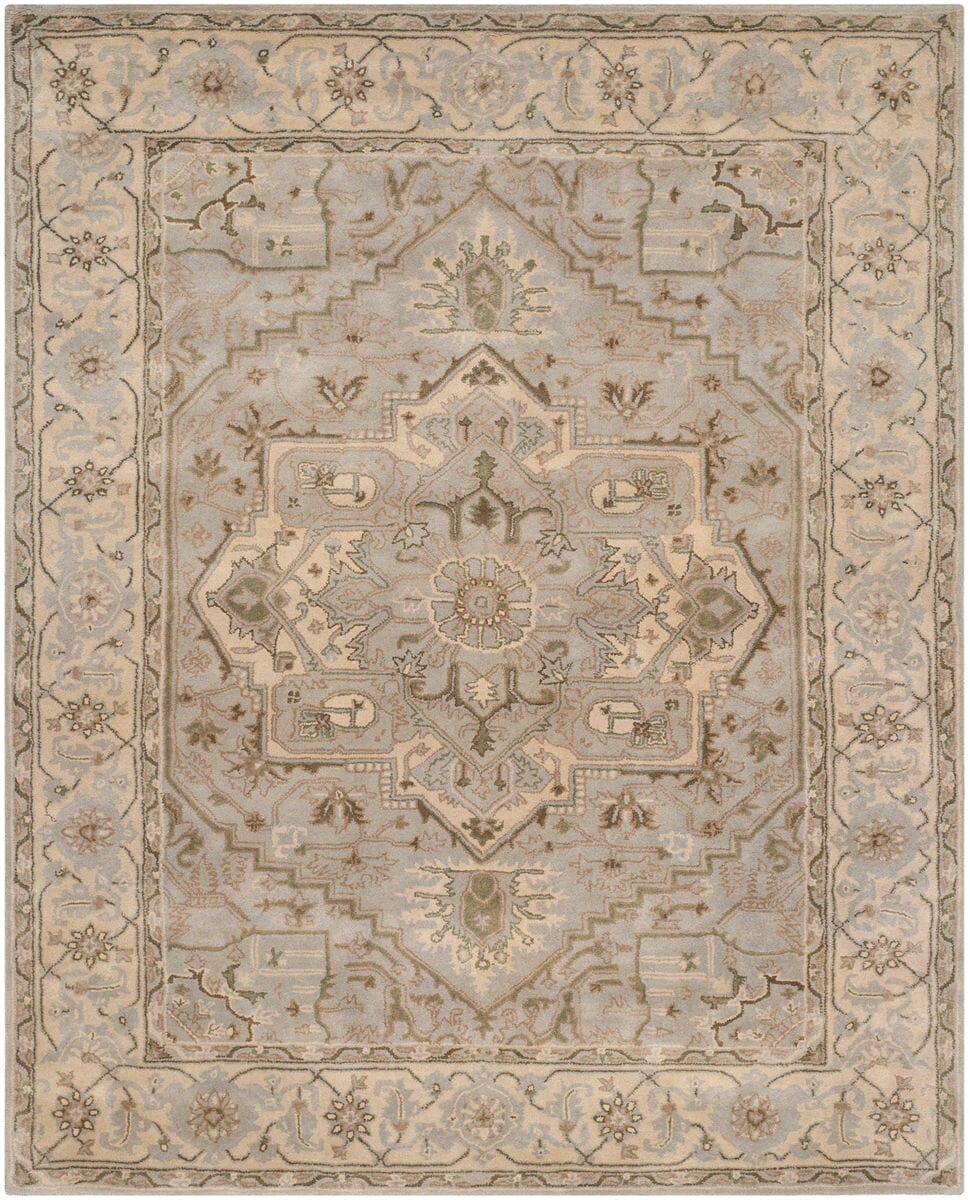 Safavieh Heritage Hg866A Beige / Grey Rugs - Safavieh - hg866a - 2