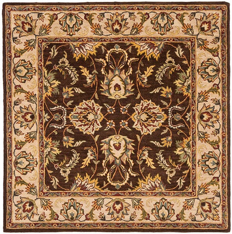 Safavieh Heritage hg912a Brown / Ivory Rugs - Safavieh - hg912a - 6sq