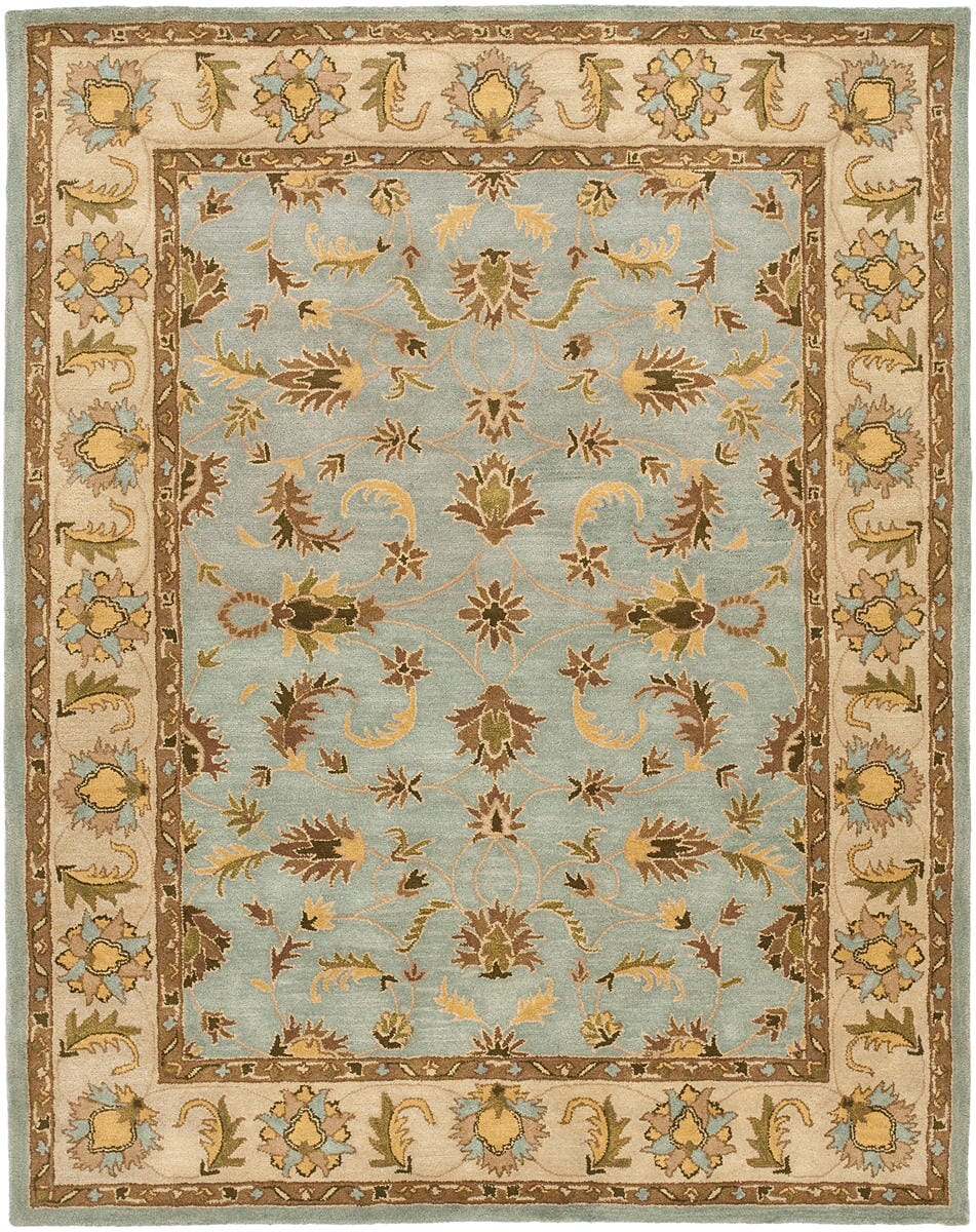 Safavieh Heritage Hg913A Light Blue / Beige Rugs - Safavieh - hg913a - 4r