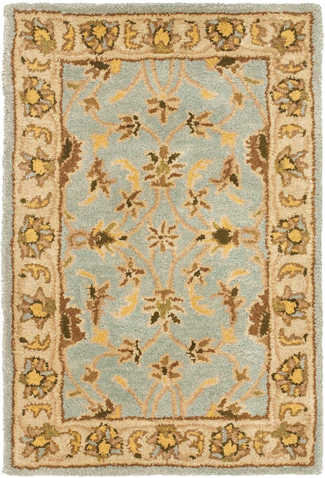 Safavieh Heritage Hg913A Light Blue / Beige Rugs - Safavieh - hg913a - 5ov