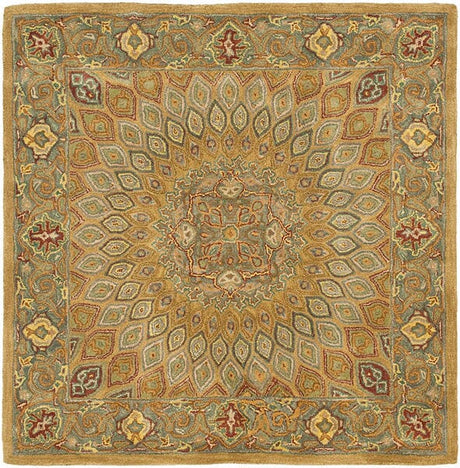 Safavieh Heritage Hg914A Light Brown / Grey Rugs - Safavieh - hg914a - 4sq