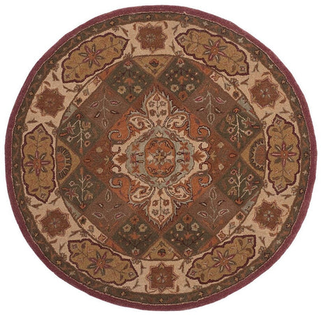 Safavieh Heritage Hg917A Rust / Ivory Rugs - Safavieh - hg917a - 6r