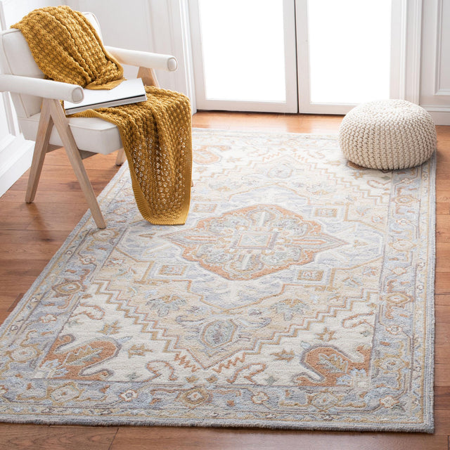 Safavieh Heritage Hg920B Beige/Grey Rug - Safavieh - hg920b - 3