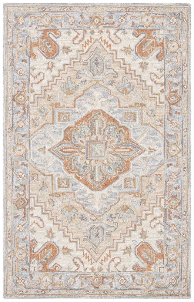 Safavieh Heritage Hg920B Beige/Grey Rug - Safavieh - hg920b - 3
