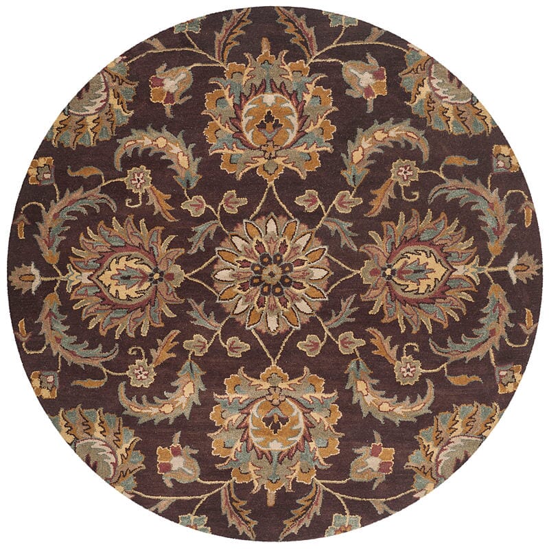 Safavieh Heritage Hg921A Brown / Gold Rugs - Safavieh - hg921a - 6r
