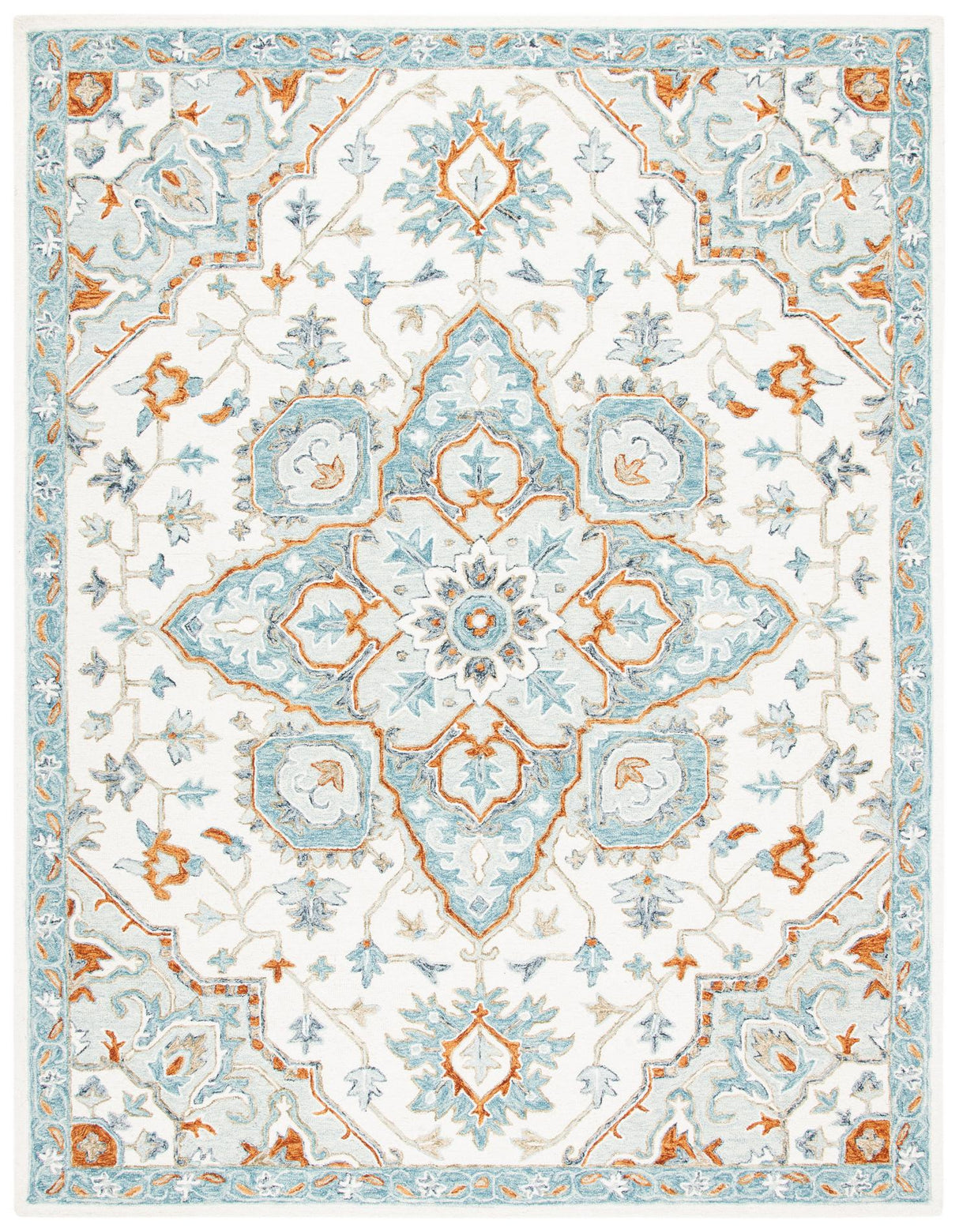 Safavieh Heritage Hg922A Ivory/Blue Rugs - Safavieh - hg922a - 6r