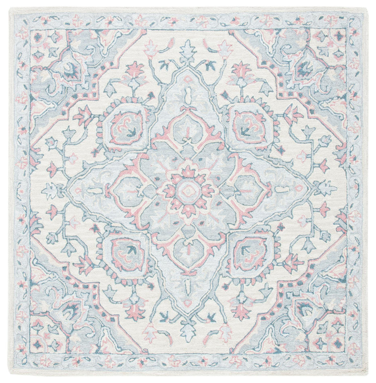 Safavieh Heritage Hg922B Beige/Blue Rugs - Safavieh - hg922b - 6sq
