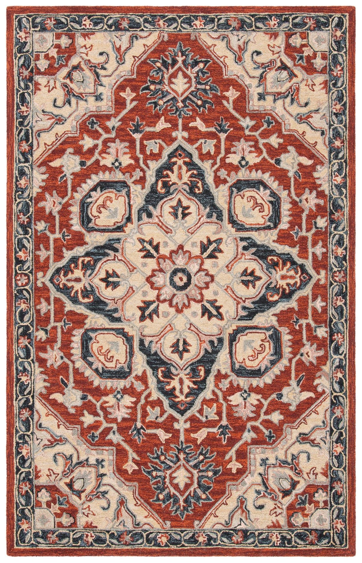 Safavieh Heritage Hg922Q Red/Black Rugs - Safavieh - hg922q - 3