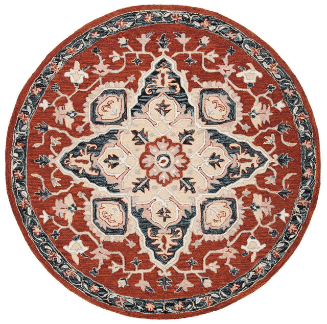 Safavieh Heritage Hg922Q Red/Black Rugs - Safavieh - hg922q - 6r