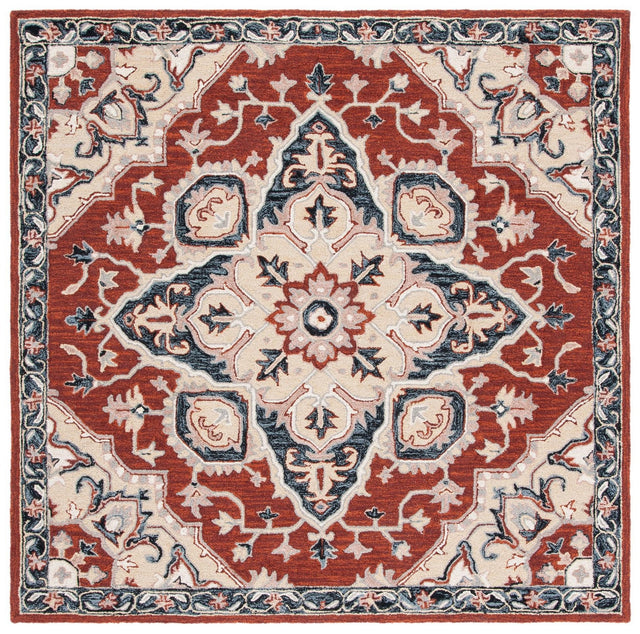 Safavieh Heritage Hg922Q Red/Black Rugs - Safavieh - hg922q - 6sq