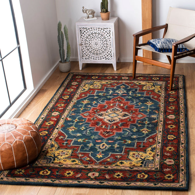 Safavieh Heritage Hg923M Blue/Red Rugs - Safavieh - hg923m - 3