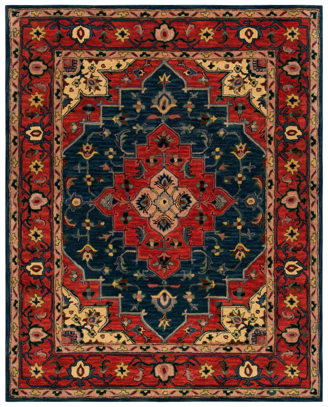 Safavieh Heritage Hg923M Blue/Red Rugs - Safavieh - hg923m - 6r