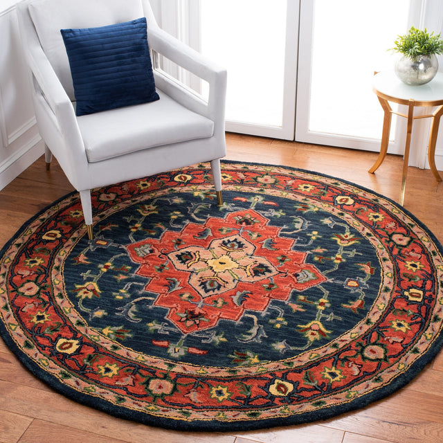 Safavieh Heritage Hg923M Blue/Red Rugs - Safavieh - hg923m - 6r