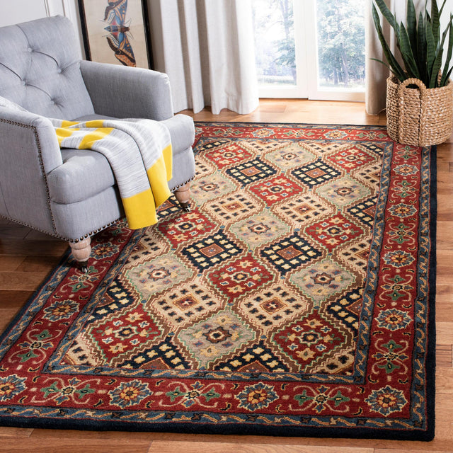 Safavieh Heritage Hg927Q Red/Beige Rugs - Safavieh - hg927q - 3