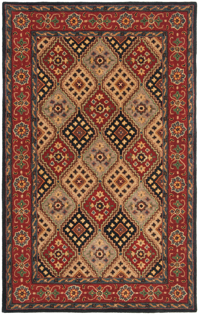 Safavieh Heritage Hg927Q Red/Beige Rugs - Safavieh - hg927q - 3