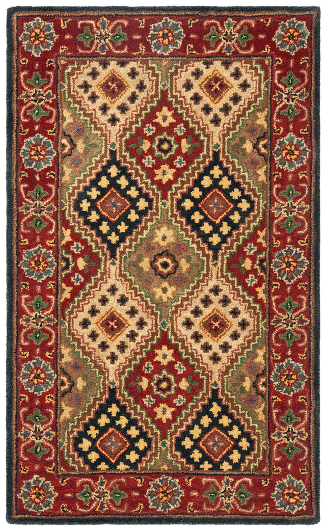 Safavieh Heritage Hg927Q Red/Beige Rugs - Safavieh - hg927q - 6r