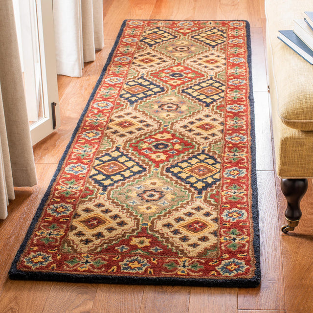Safavieh Heritage Hg927Q Red/Beige Rugs - Safavieh - hg927q - 6r