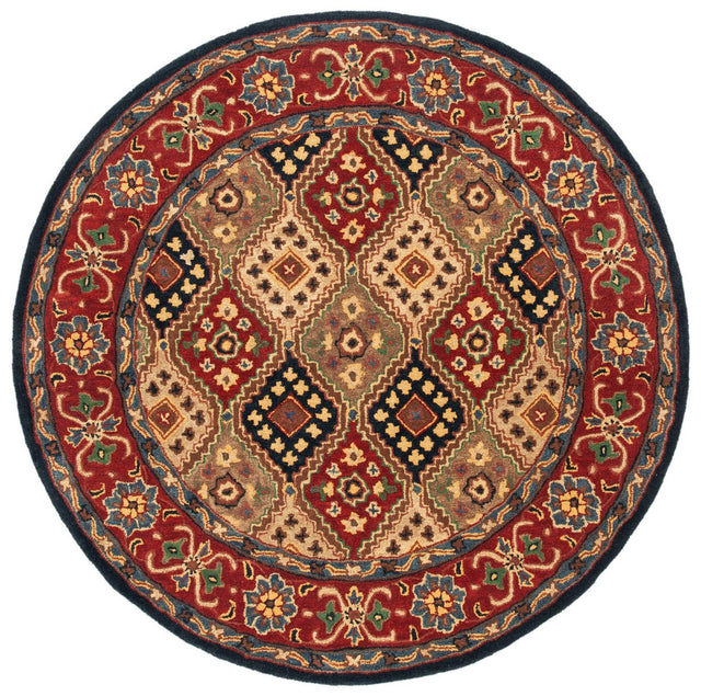 Safavieh Heritage Hg927Q Red/Beige Rugs - Safavieh - hg927q - 6r