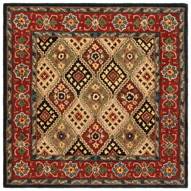 Safavieh Heritage Hg927Q Red/Beige Rugs - Safavieh - hg927q - 6sq