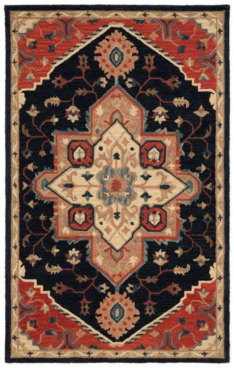 Safavieh Heritage Hg929N Navy/Red Rug - Safavieh - hg929n - 3