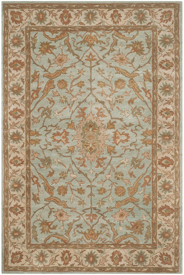Safavieh Heritage Hg937A Light Blue / Ivory Rugs - Safavieh - hg937a - 6sq
