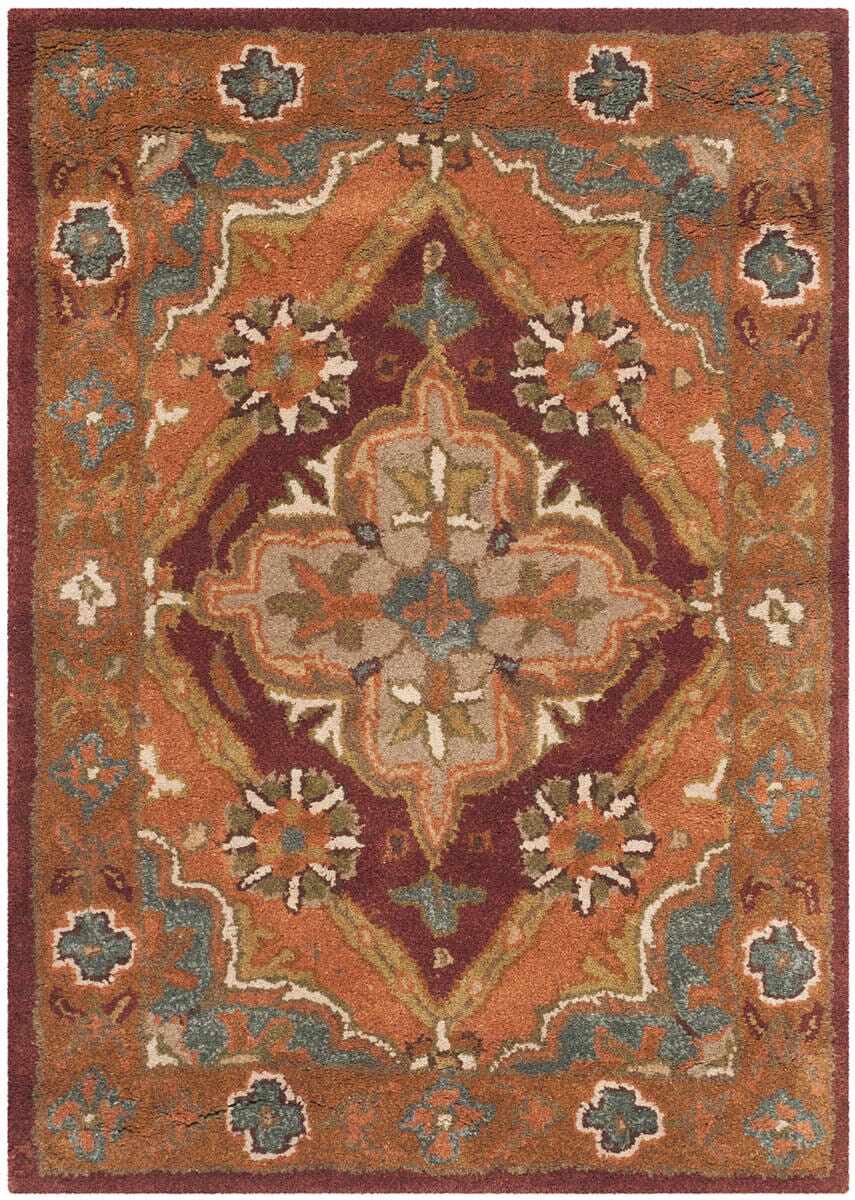Safavieh Heritage Hg948A Rust Rugs - Safavieh - hg948a - 6r
