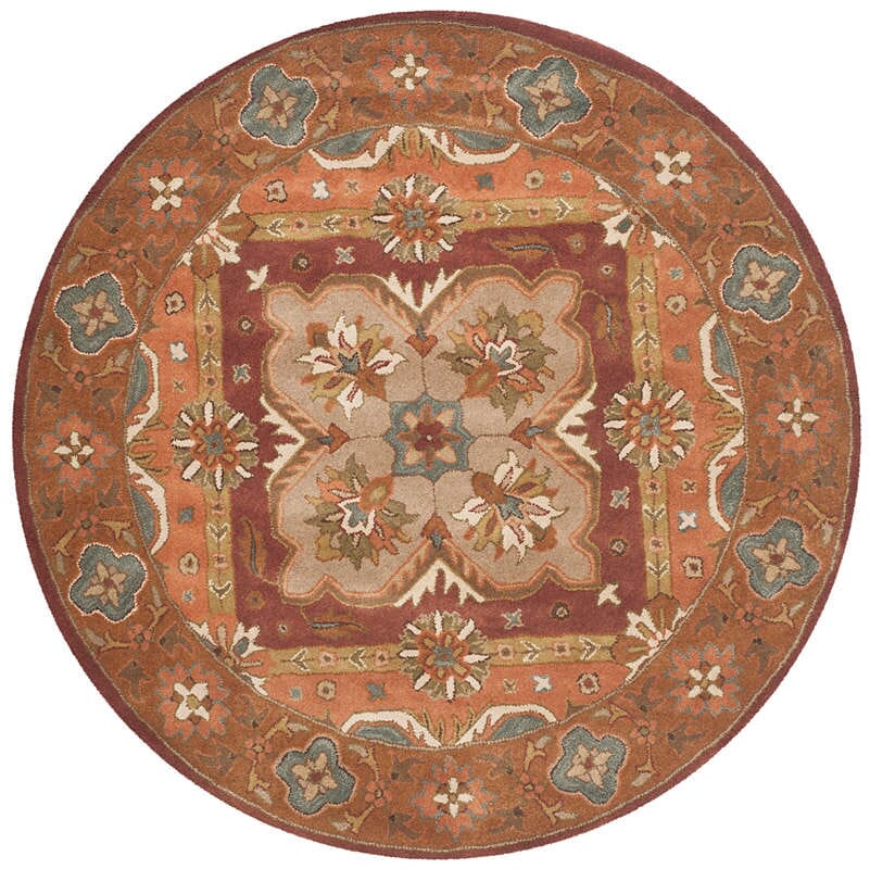 Safavieh Heritage Hg948A Rust Rugs - Safavieh - hg948a - 6r
