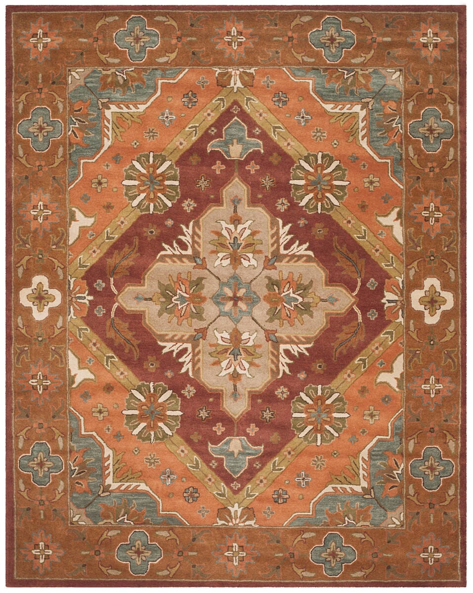 Safavieh Heritage Hg948A Rust Rugs - Safavieh - hg948a - 6r