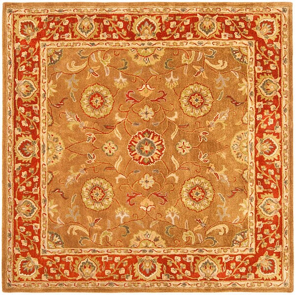 Safavieh Heritage hg963a Beige / Rust Rugs - Safavieh - hg963a - 6sq