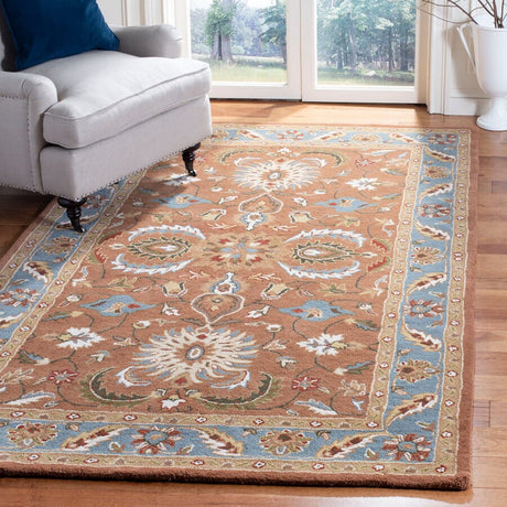 Safavieh Heritage Hg968A Brown / Blue Rugs - Safavieh - hg968a - 2