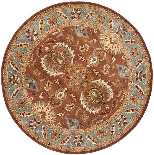 Safavieh Heritage Hg968A Brown / Blue Rugs - Safavieh - hg968a - 6r