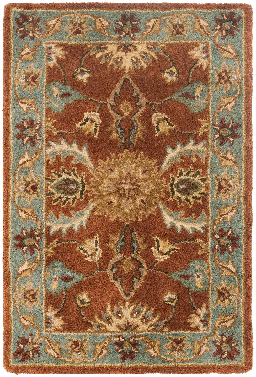 Safavieh Heritage Hg968A Brown / Blue Rugs - Safavieh - hg968a - 6r