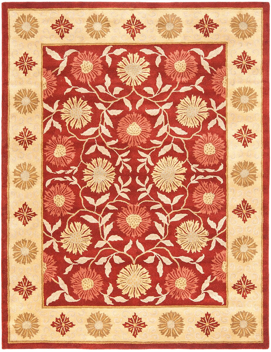 Safavieh Heritage Hg970A Red / Beige Rugs - Safavieh - hg970a - 2