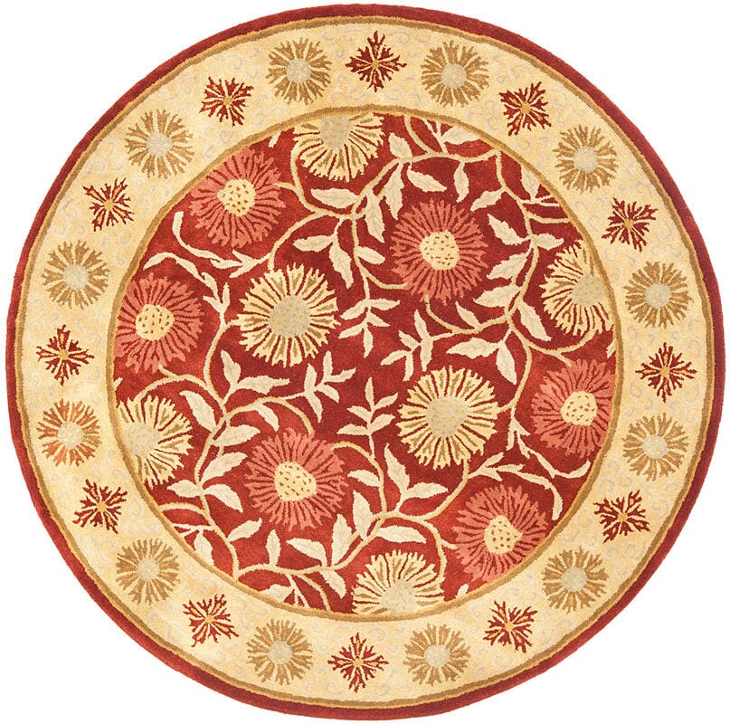 Safavieh Heritage Hg970A Red / Beige Rugs - Safavieh - hg970a - 6r