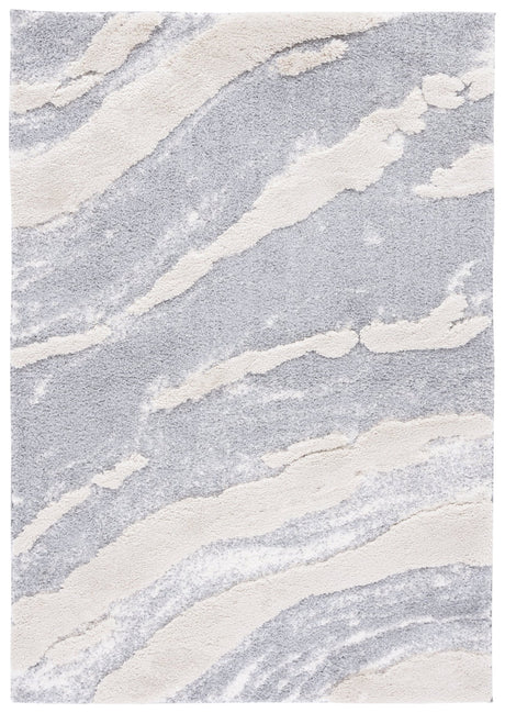 Safavieh Hi - Lo Shag Hls204F Grey/Light Beige Rug - Safavieh - hls204f - 4