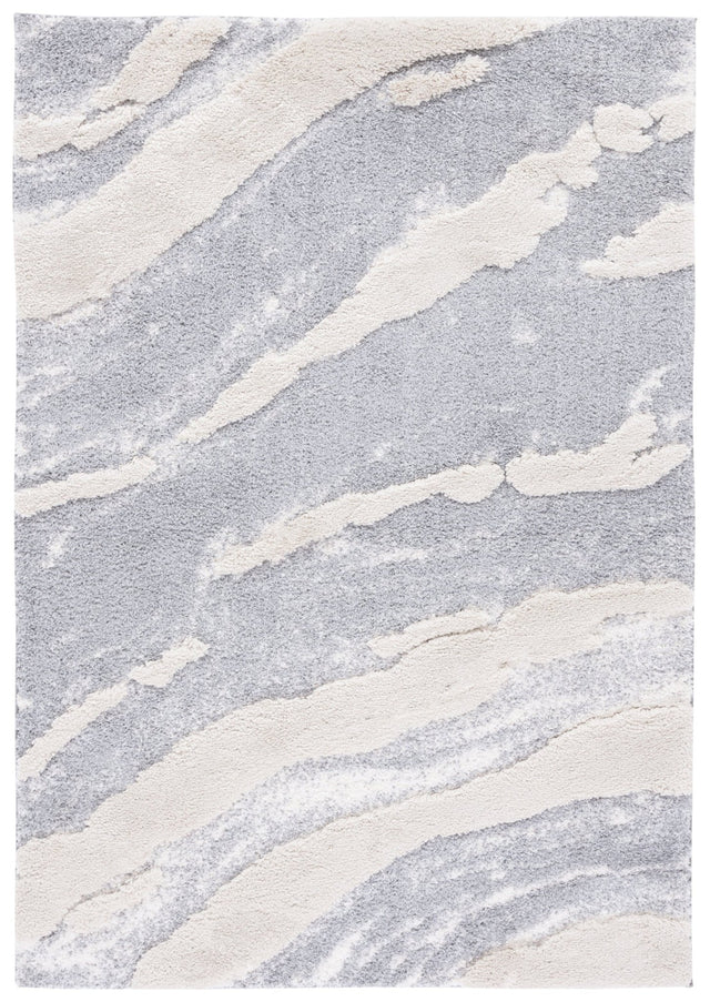 Safavieh Hi - Lo Shag Hls204F Grey/Light Beige Rug - Safavieh - hls204f - 4