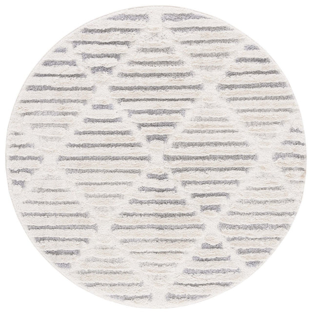Safavieh Hi - Lo Shag Hls212B Beige/Grey Rug - Safavieh - hls212b - 7r