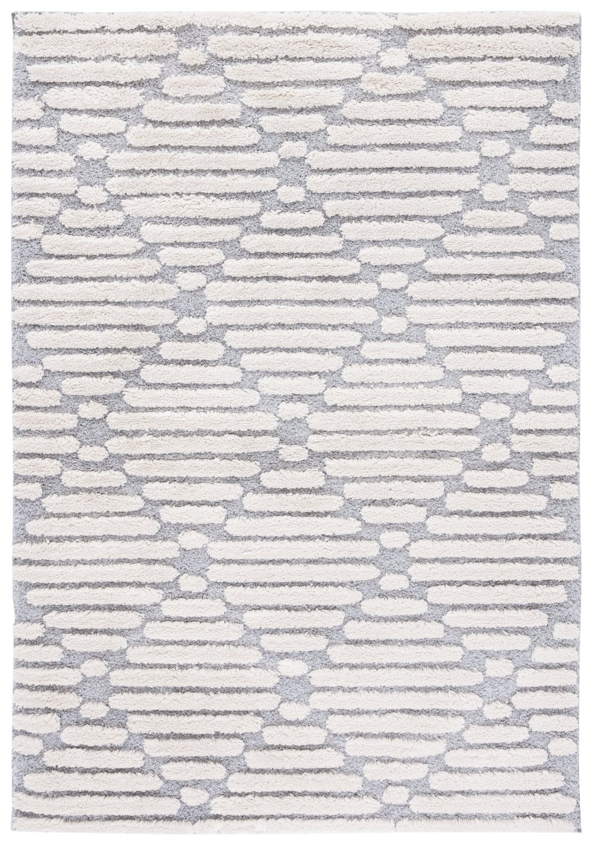 Safavieh Hi - Lo Shag Hls212F Grey/Beige Rug - Safavieh - hls212f - 4