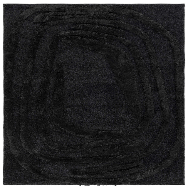 Safavieh Hi - Lo Shag Hls214Z Black Rug - Safavieh - hls214z - 7r