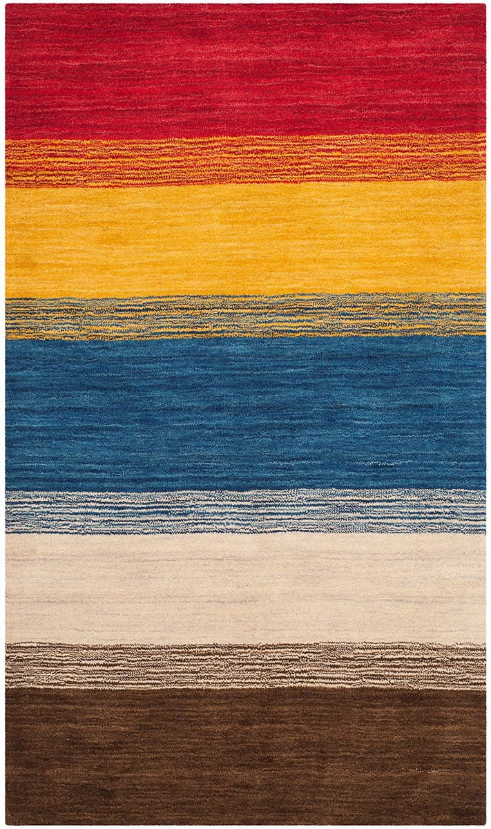 Safavieh Himalaya Him581A Orange / Multi Rugs - Safavieh - him581a - 6r