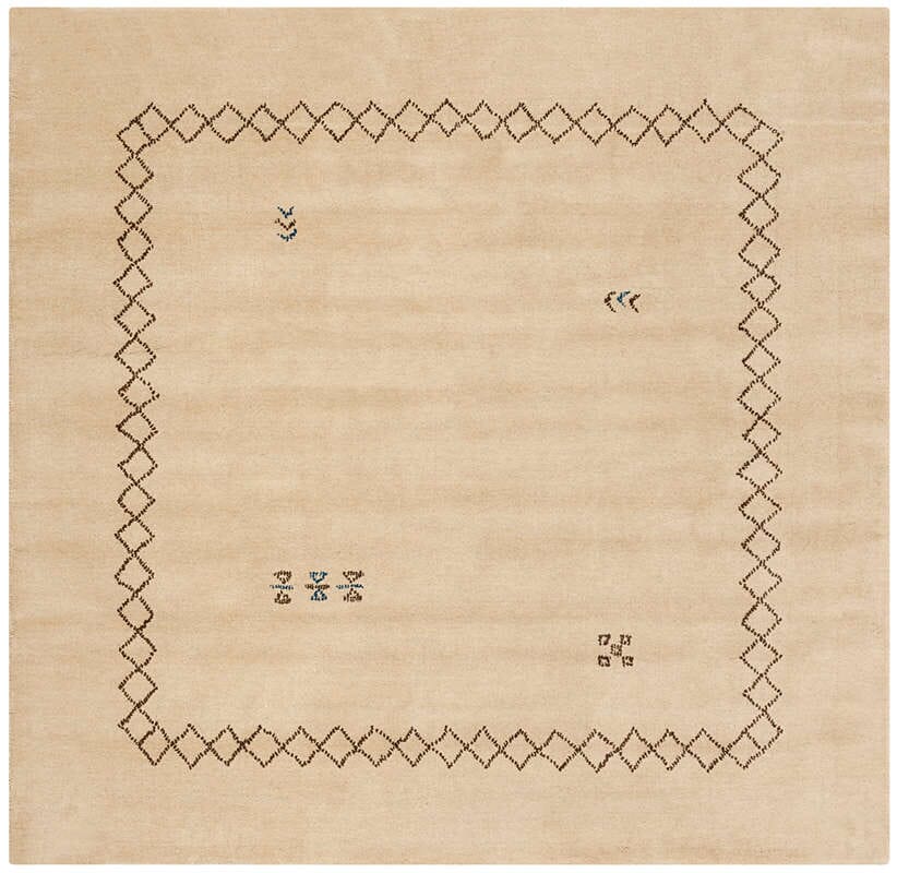 Safavieh Himalaya Him589A Beige / Multi Rugs - Safavieh - him589a - 6sq