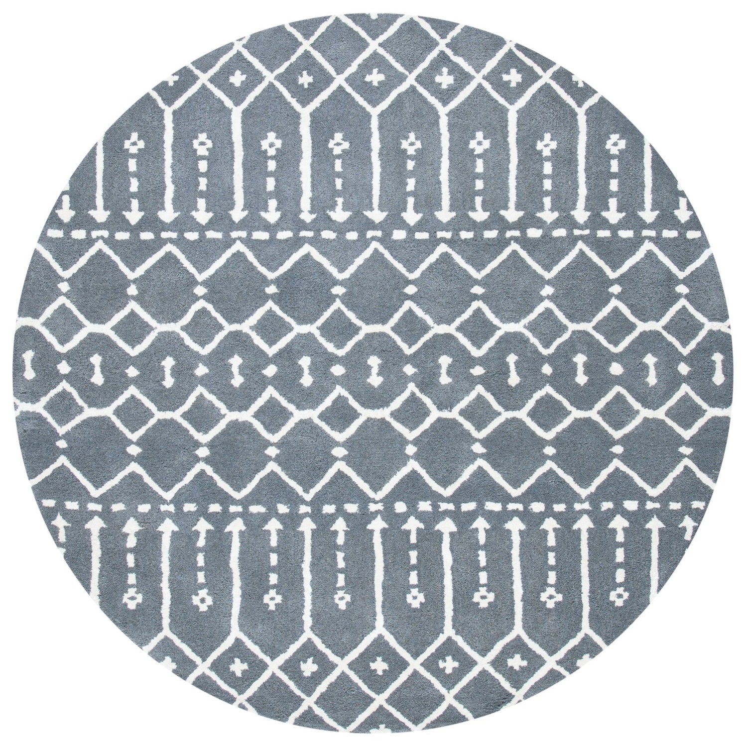 Safavieh Himalaya Him903D Grey/Ivory Rugs - Safavieh - him903d - 6r