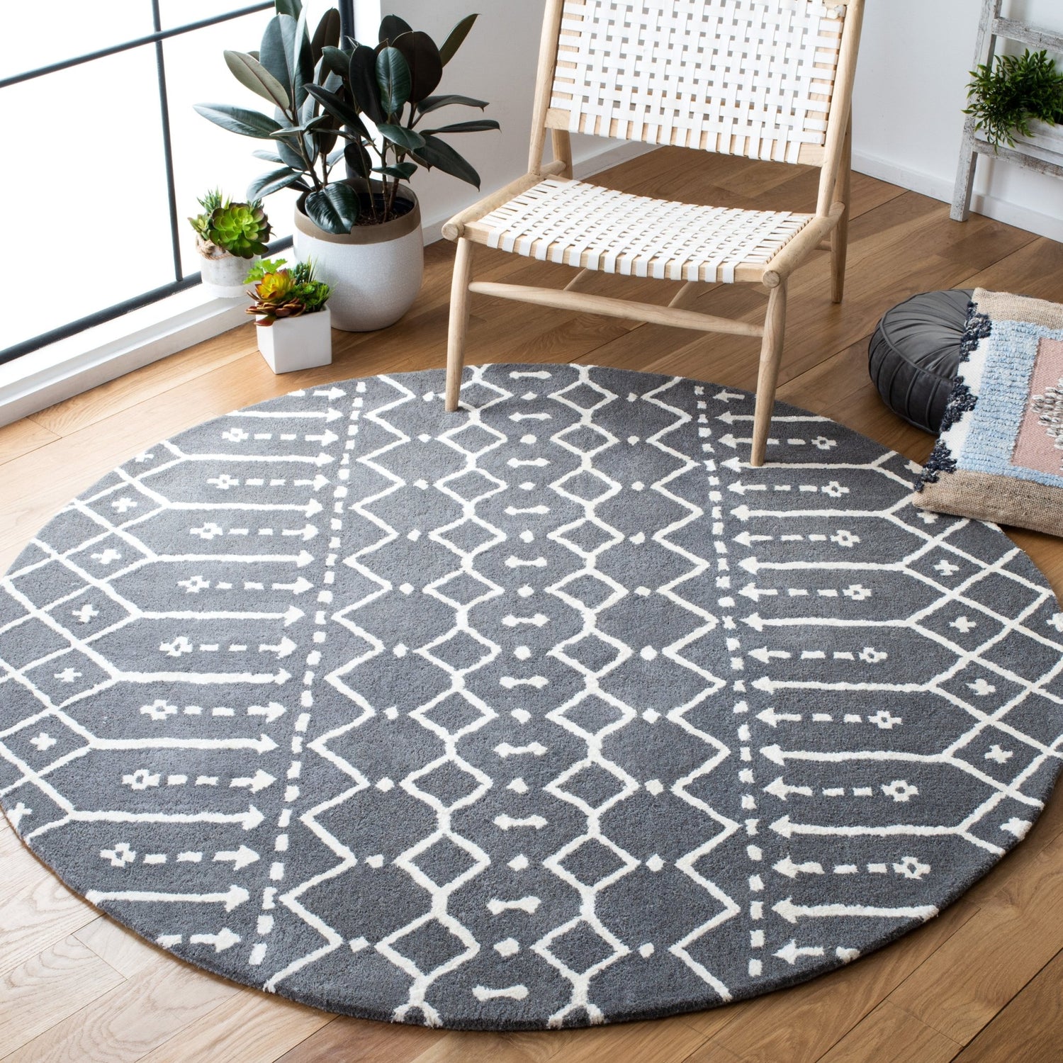 Safavieh Himalaya Him903D Grey/Ivory Rugs - Safavieh - him903d - 6r