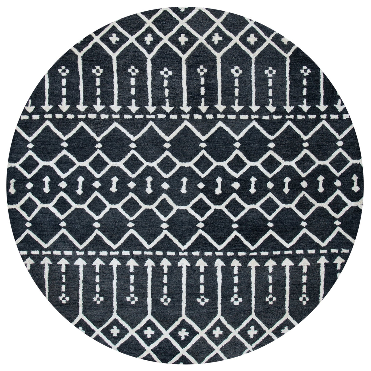 Safavieh Himalaya Him903H Dark Grey/Ivory Rugs - Safavieh - him903h - 6r