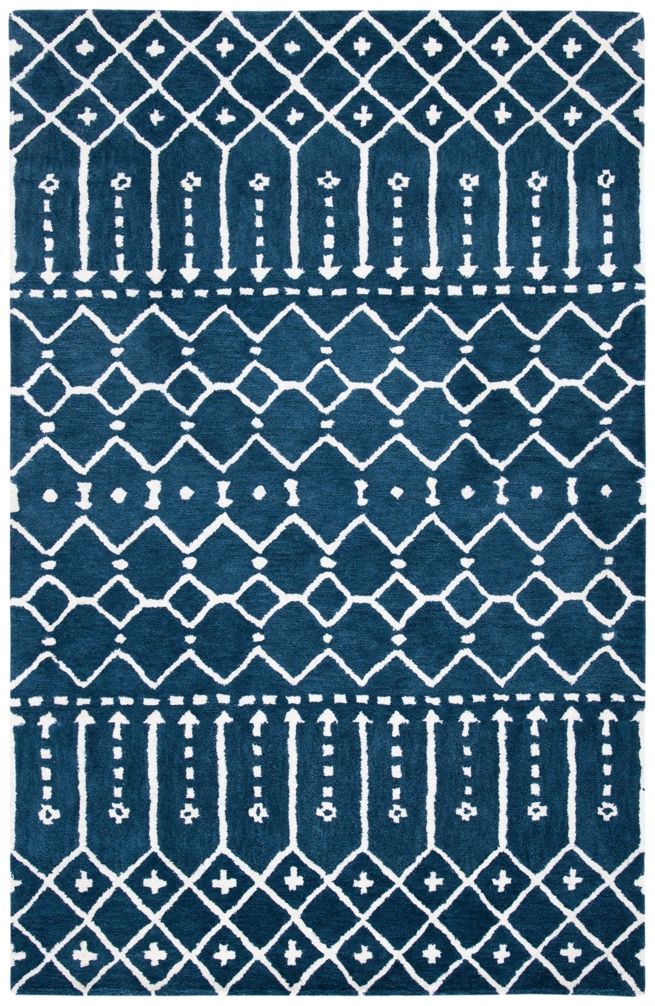 Safavieh Himalaya Him903M Navy/Ivory Rug - Safavieh - him903m - 3