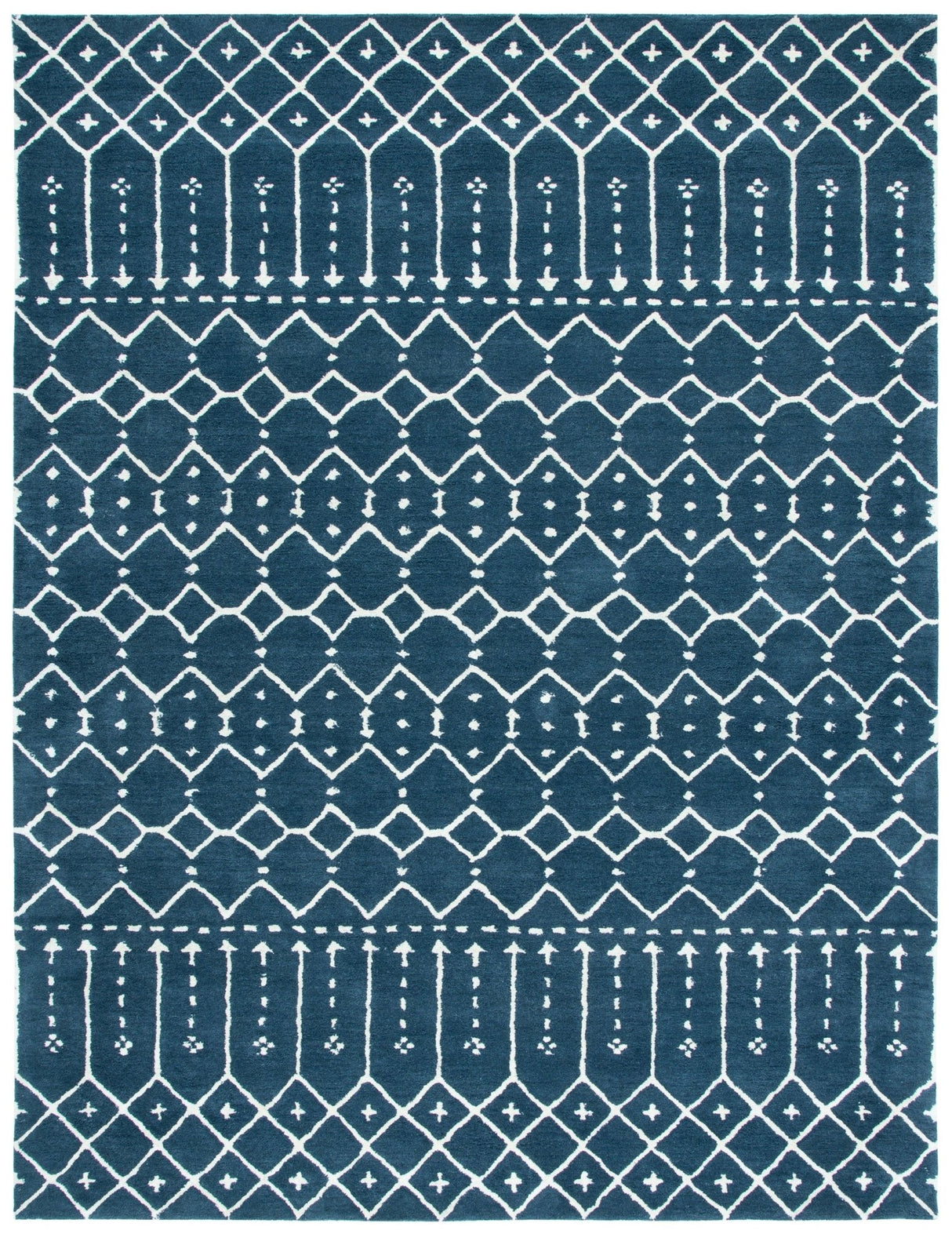 Safavieh Himalaya Him903M Navy/Ivory Rug - Safavieh - him903m - 6r