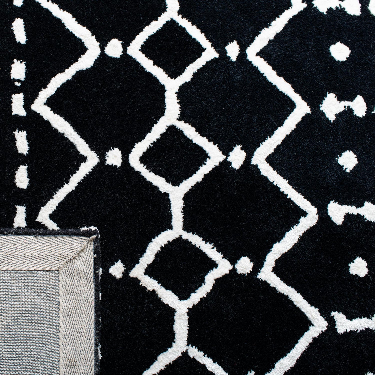 Safavieh Himalaya Him903Z Black/Ivory Rugs - Safavieh - him903z - 6r