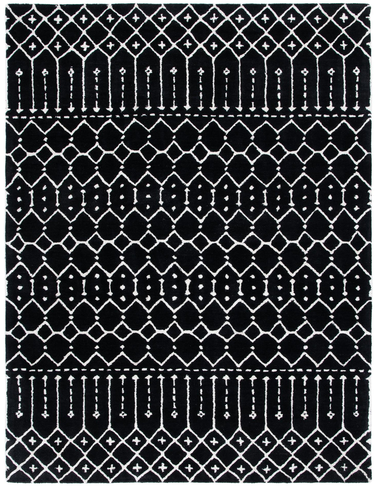 Safavieh Himalaya Him903Z Black/Ivory Rugs - Safavieh - him903z - 6r